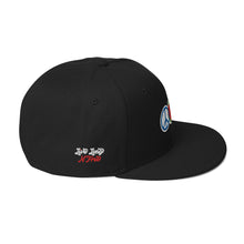 Load image into Gallery viewer, Peace Love and Happiness Snapback Lid
