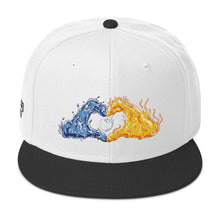 Load image into Gallery viewer, Water Fire Balance Snapback Hat
